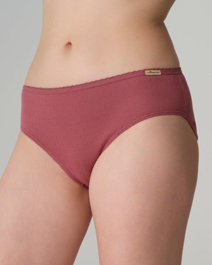 Comazo dames slip 100% biologisch katoen – old rose from Lotika