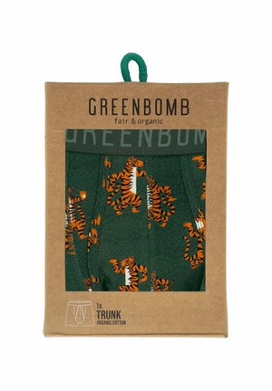Greenbomb boxershort tijgers - groen from Lotika