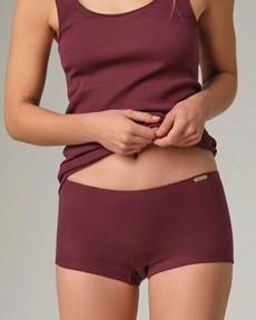Comazo dames hipster 100% katoen – burgundy via Lotika