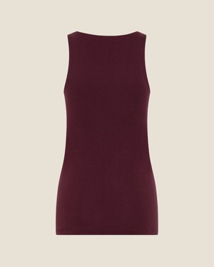 Comazo hemd brede bandjes 100% katoen – burgundy from Lotika