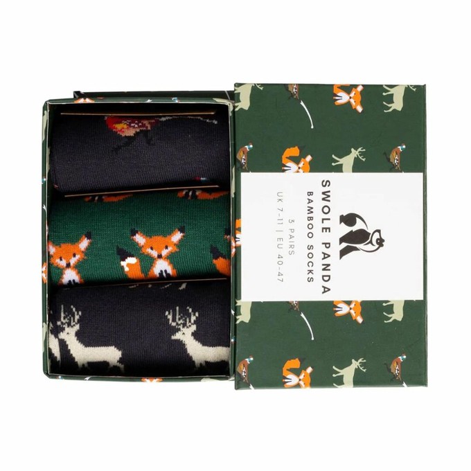 Swole Panda heren giftbox country met dieren from Lotika