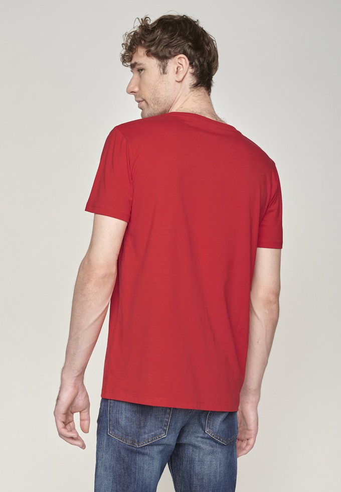Greenbomb T-shirt - bike highway flame red - maat S from Lotika