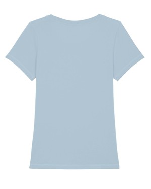 Yara T-shirt dames biologisch katoen - sky blue from Lotika