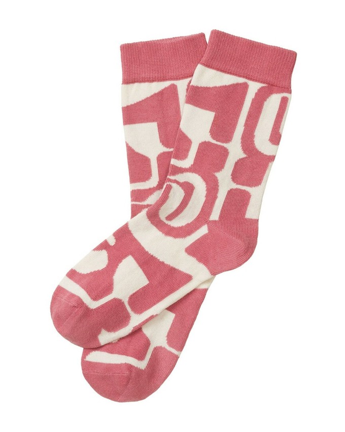 Tranquillo sokken bio katoen abstract - rose mt 35-38 from Lotika