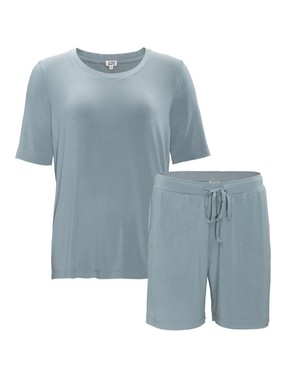 Living Crafts dames pyjamaset modal Arima – deep aqua from Lotika