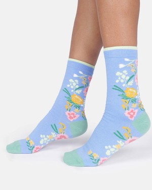 Thought damessokken giftbox met bloemen from Lotika