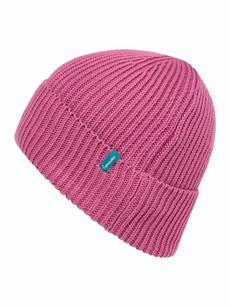 Gebreide muts biologisch katoen - red violet via Lotika