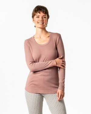 Living Crafts pyjamashirt dames Salisa – dried rose from Lotika
