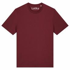 Juul T-shirt biologisch katoen - burgundy via Lotika