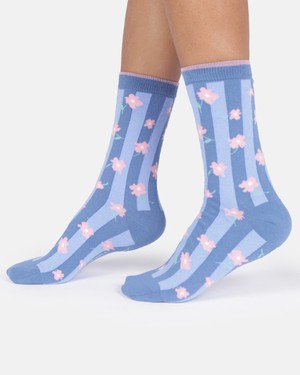 Thought damessokken giftbox met bloemen from Lotika