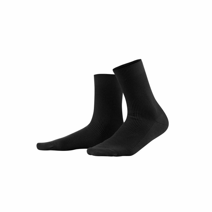 Merino wollen sokken Davos - zwart from Lotika