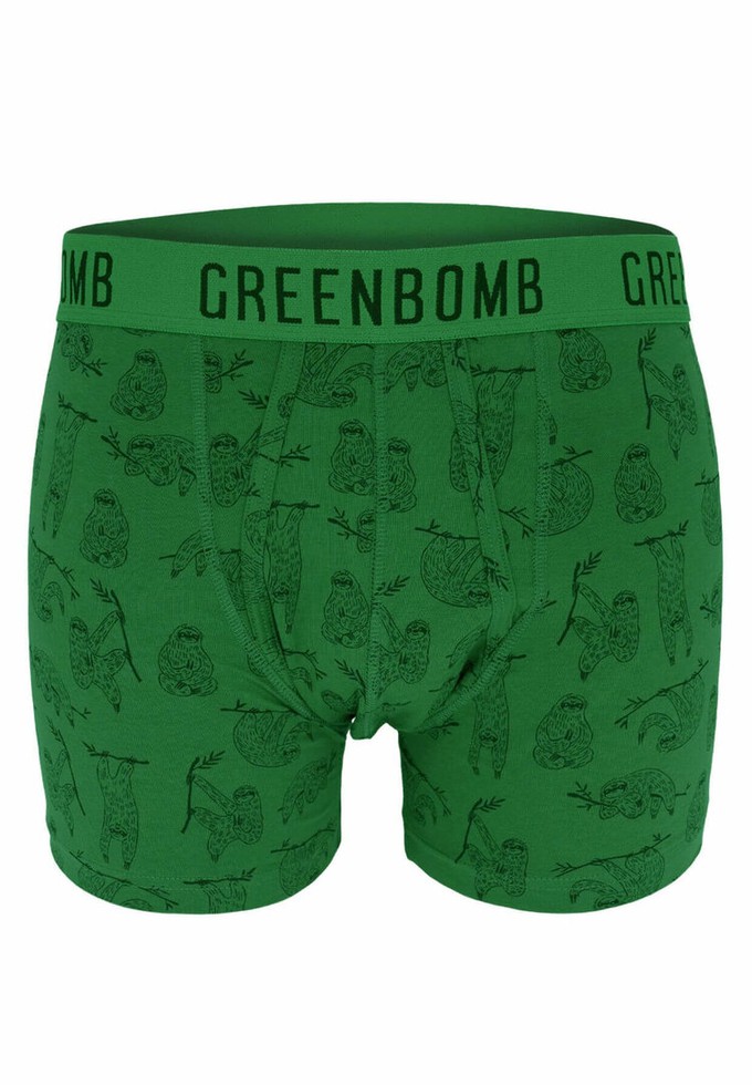 Greenbomb boxershort luiaards - groen from Lotika