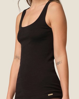 Comazo hemd brede bandjes 100% katoen – zwart from Lotika