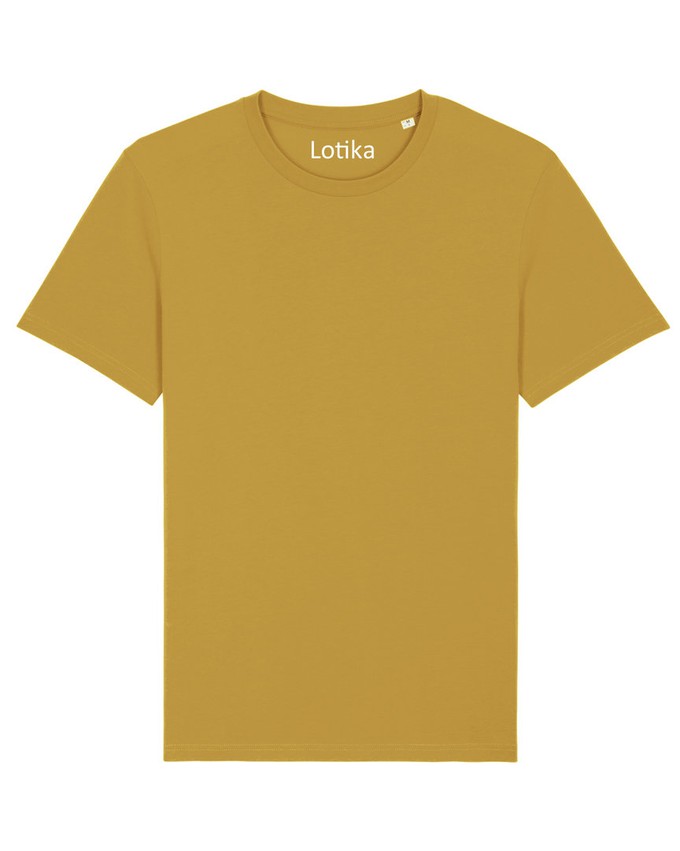 Daan T-shirt biologisch katoen ochre from Lotika