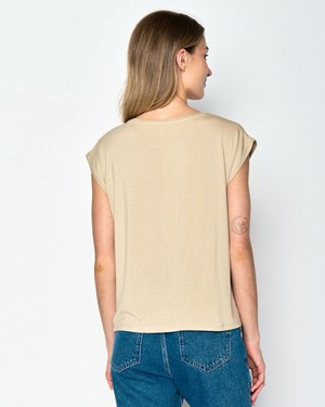 Greenbomb T-shirt dames vogel op tak - latte from Lotika