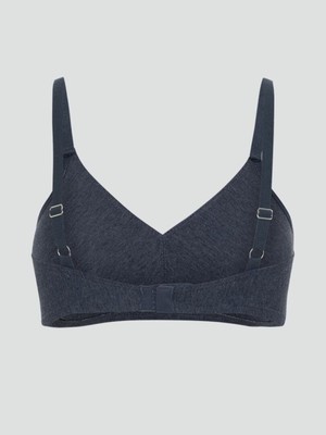 Comazo BH zonder beugel bio katoen - marine blauw from Lotika