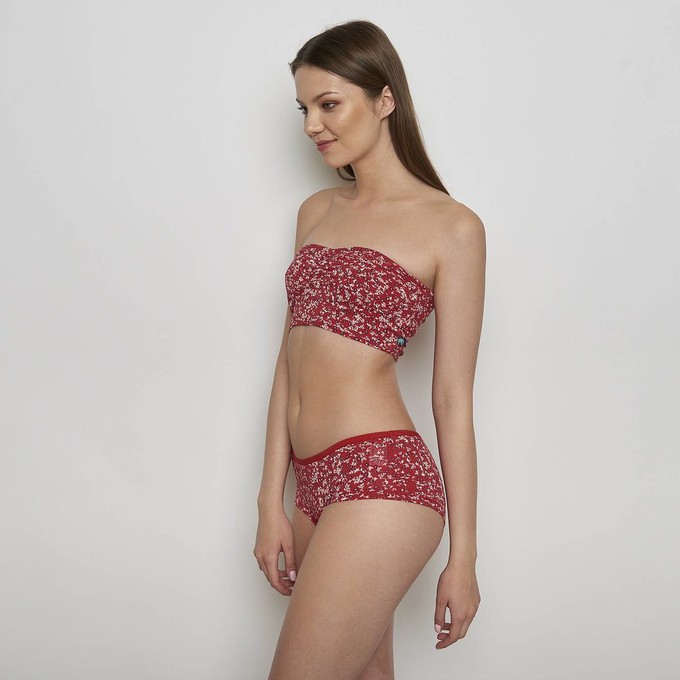 Bandeau biologisch katoen red florecita from Lotika