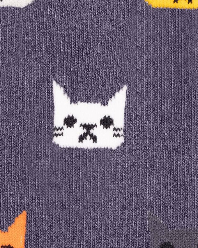 Swole Panda bamboe sokken dames katten - grijs from Lotika