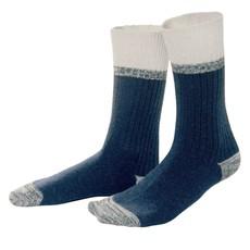 Living Crafts sokken wol met katoen Patrice - ink-blue via Lotika