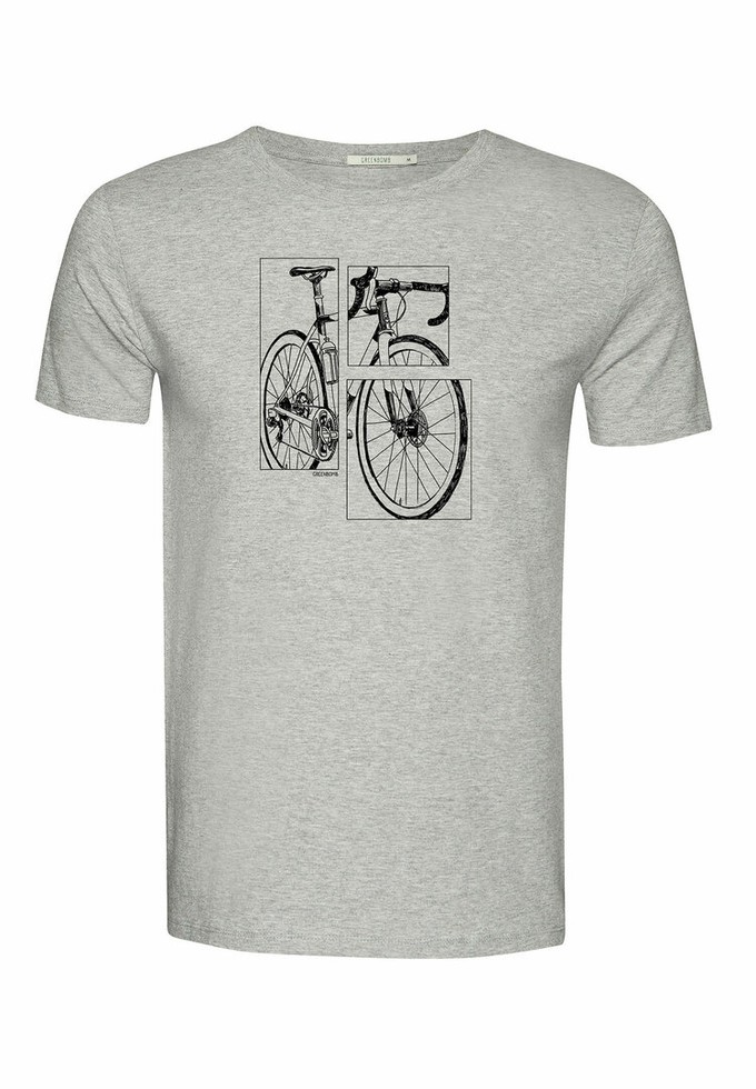 Greenbomb - T-shirt bike cut - heather grey from Lotika