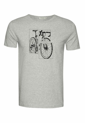 Greenbomb - T-shirt bike cut - heather grey - maat XL from Lotika