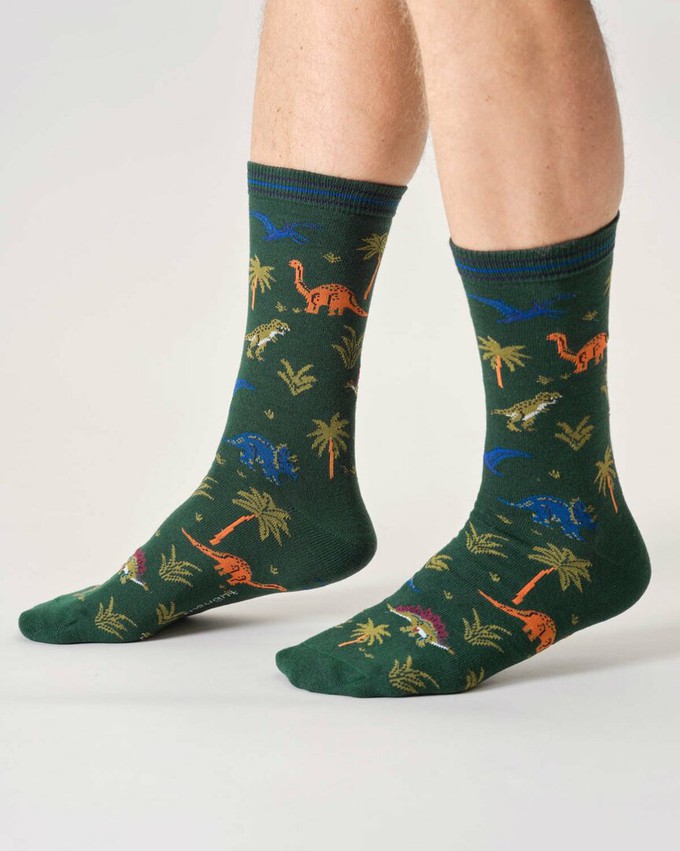 Thought sokken heren 3-pack - dinosaurus from Lotika