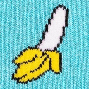 Swole Panda dames sokken bananen - blauw 37-40 from Lotika