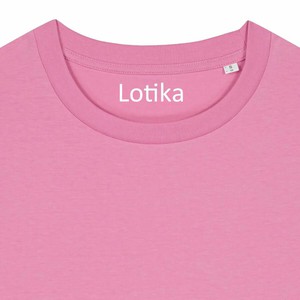 Saar T-shirt dames biologisch katoen - pink from Lotika