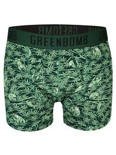 Greenbomb boxershort animal sloth weed green via Lotika