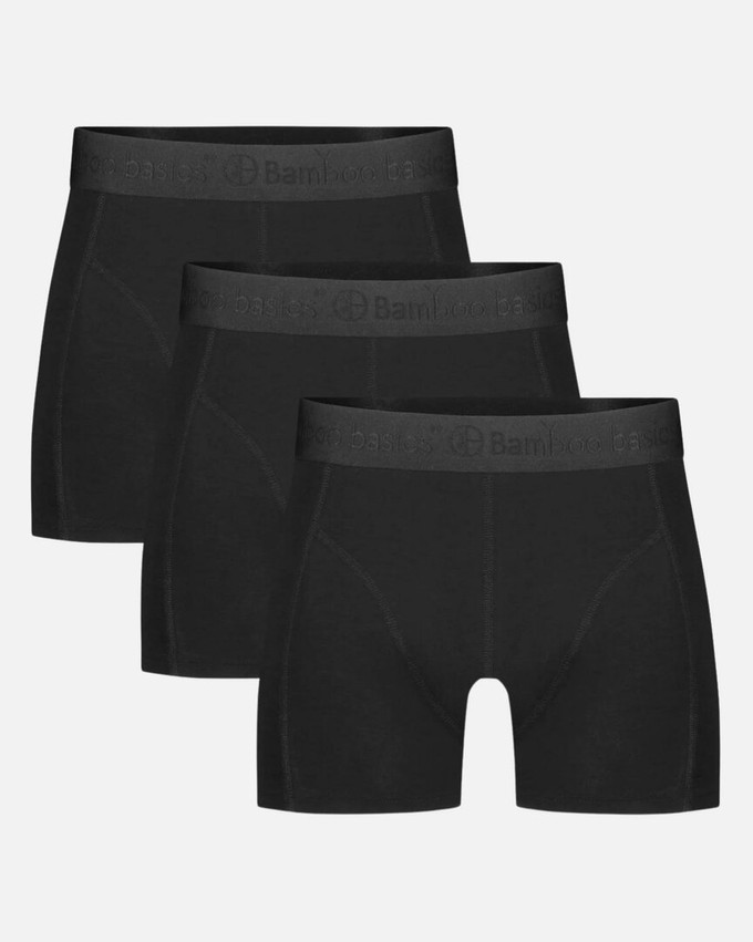 Bamboo Basics bamboe boxershorts Rico Ton Sur Ton - zwart from Lotika