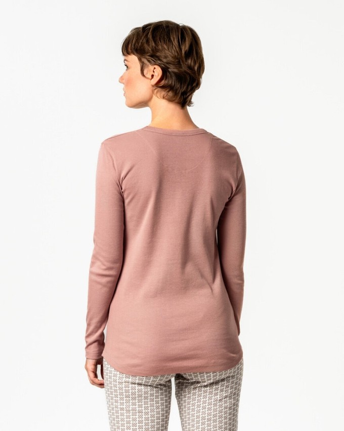 Living Crafts pyjamashirt dames Salisa – dried rose from Lotika