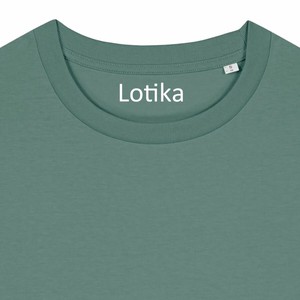 Saar T-shirt dames biologisch katoen - green bay from Lotika