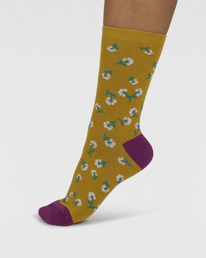 Thought damessokken giftbox bloemen en vogels from Lotika