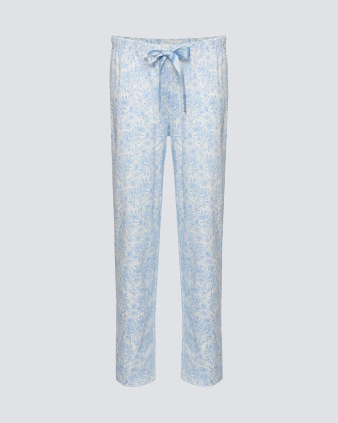 Comazo dames lange pyjamabroek katoen – lightblue from Lotika