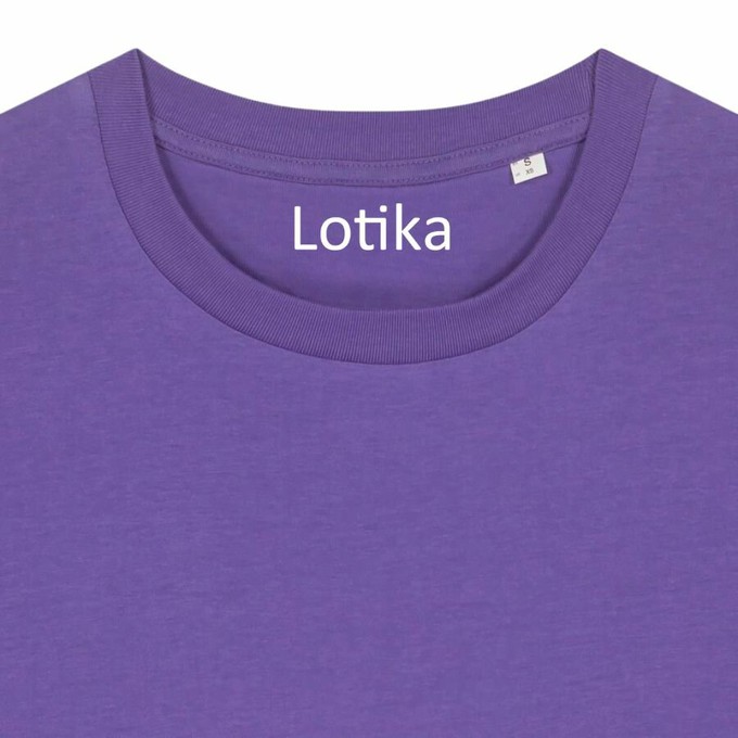 Saar T-shirt dames biologisch katoen - paars from Lotika