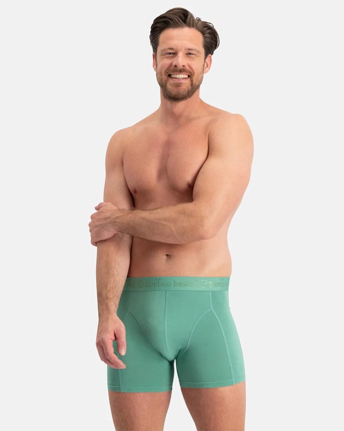 Bamboo Basics bamboe boxershorts Rico 3-pack - zwart petrol groen from Lotika