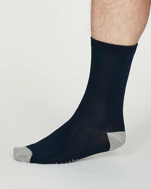 Thought bamboe sokken heren - navy from Lotika