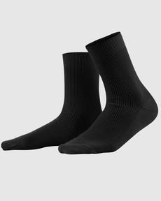 Merino wollen sokken Davos - zwart via Lotika