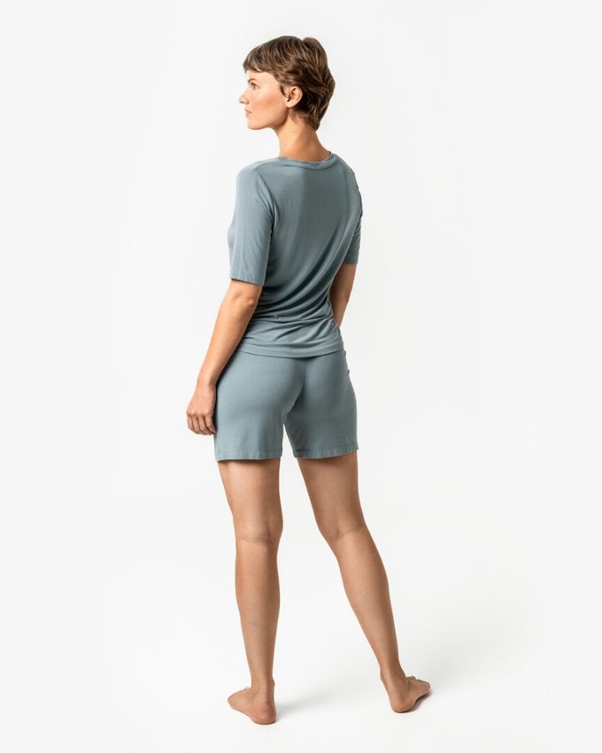 Living Crafts dames pyjamaset modal Arima – deep aqua from Lotika