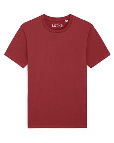 Daan T-shirt biologisch katoen red earth via Lotika