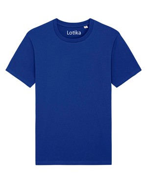 Daan T-shirt biologisch katoen worker blue from Lotika