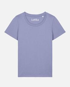 Lotika dames T-shirt Elin biologisch katoen - lavendel via Lotika
