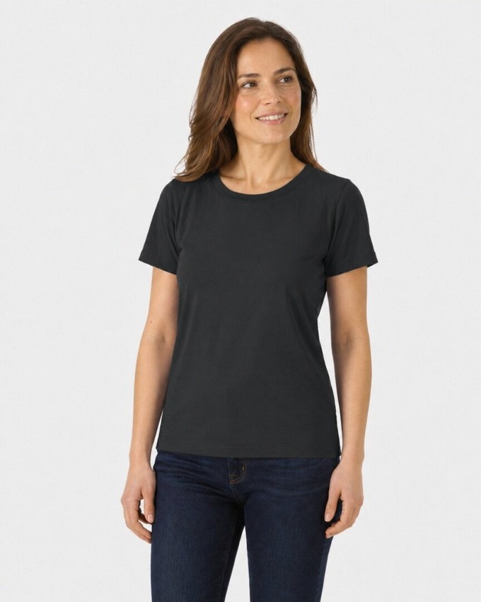 Lotika dames T-shirt Elin biologisch katoen - zwart from Lotika