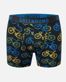 Greenbomb boxershort bike big - zwart via Lotika