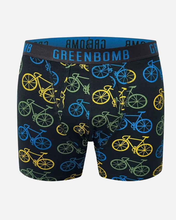 Greenbomb boxershort bike big - zwart from Lotika