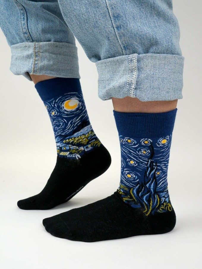 Vincent van Gogh sokken giftbox maat 36-40 from Lotika