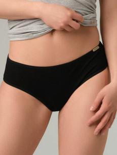 Menstruatieslip ondergoed strong - zwart via Lotika