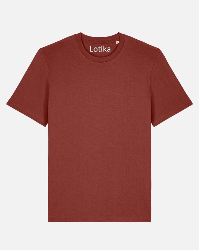 Juul T-shirt biologisch katoen - earth red from Lotika