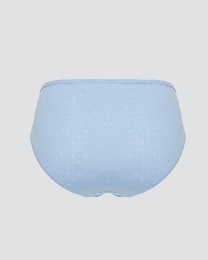 Comazo dames slip 100% biologisch katoen – light blue from Lotika