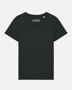 Lotika dames T-shirt Elin biologisch katoen - zwart via Lotika